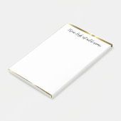 追加先生名のシンプル注ミニマル縁どで ポストイット (アングル)