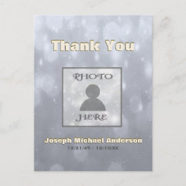 追加写真| サンキュー | 金ゴールド銀 ポストカード