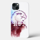 追加州と年USA Bald Eagle Case-Mate iPhoneケース (裏面)
