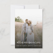 追加応援来年の妊娠ホリデーカード サンキューカード (正面)