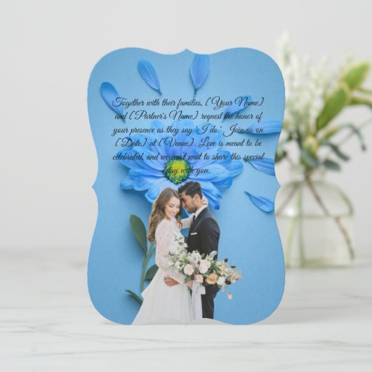 追加招待状カード (スタンド正面)