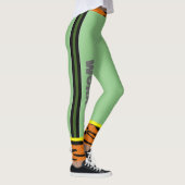 追加文字かわいらしと可愛いl動物パターントレーニング レギンス (右)