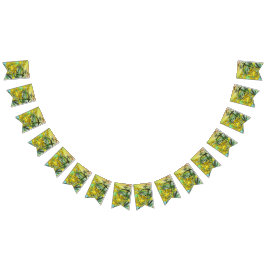 追加文字ワトル&ガム葉ズオージー バンティングフラッグ