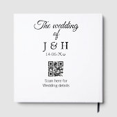 追加結婚カップル名QRコードスキャン詳細 ゲストブック (裏面)