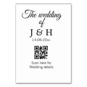 追加結婚カップル名QRコードスキャン詳細 テーブルナンバー (裏面)