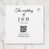 追加結婚カップル名QRコードスキャン詳細 フェイバータグ (裏面)