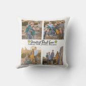 追加4フォトコラージュもっとも偉大パパEver Father's Day クッション (裏面)