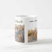 追加4フォトコラージュもっとも偉大パパEver Father's Day コーヒーマグカップ (中央)