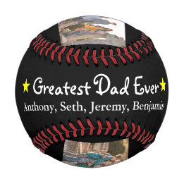 追加5フォトコラージュ素晴らしパパEver Father's Day 野球ボール