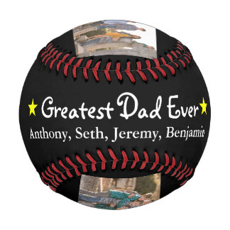 追加5フォトコラージュ素晴らしパパEver Father's Day 野球ボール