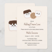追加S'more Love招待状、ベビーシャワー 招待状 (正面/裏面)