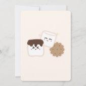 追加S'more Love招待状、ベビーシャワー 招待状 (裏面)