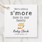 追加S'more Love Baby Showerラベル フェイバータグ (正面)