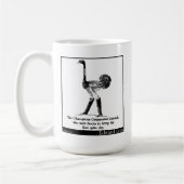 追従的な装飾用のだちょう コーヒーマグカップ (左)