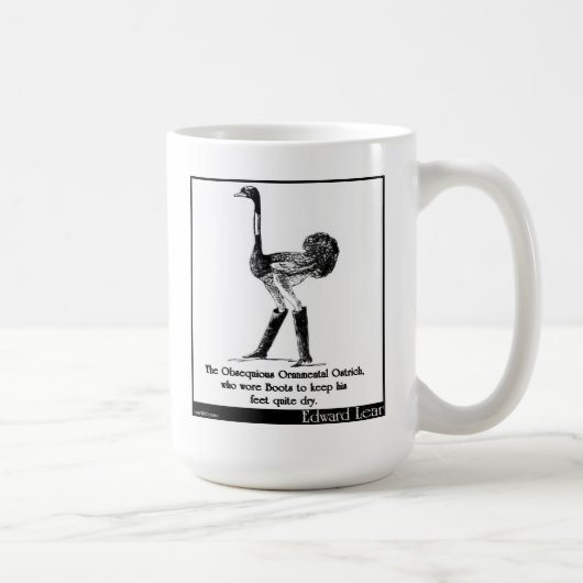 追従的な装飾用のだちょう コーヒーマグカップ (右)