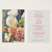 追悼お葬式お気に入り神聖カード (正面&裏面)