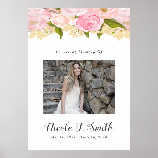 追悼の会 看板 ポスター (正面)