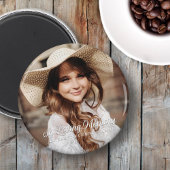 追悼の思い出のクラシック写真エレガント マグネット