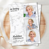 追悼の思い出3写真葬儀悔やみや弔慰 サンキューカード