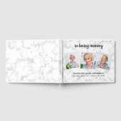 追悼の思い出3写真記念お葬式 ゲストブック (全面)