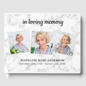 追悼の思い出3写真記念お葬式 ゲストブック (正面)