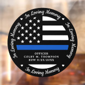 追悼の意を表す落ちた警察官 ウィンドウサイン (シート2)