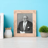 追悼の意を込めてパーソナライズされた記念 レーザー彫刻フレーム