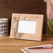 追悼の意を込めて レーザー彫刻フレーム (左)