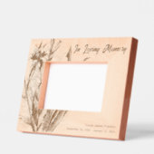 追悼の意を込めて レーザー彫刻フレーム (左)