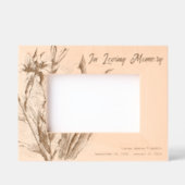 追悼の意を込めて レーザー彫刻フレーム (正面)