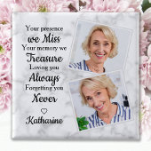 追悼の愛の思い出のパーソナライズされた写真葬儀 缶バッジ