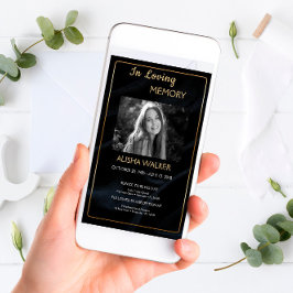 追悼の招待状 招待状