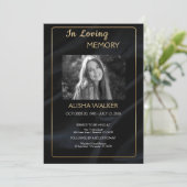 追悼の招待状 招待状 (スタンド正面)