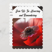 追悼の日招待状 招待状 (正面/裏面)