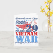 追悼の日3月29日ベトナム戦争米国陸軍ベーター カード (黄色い花)