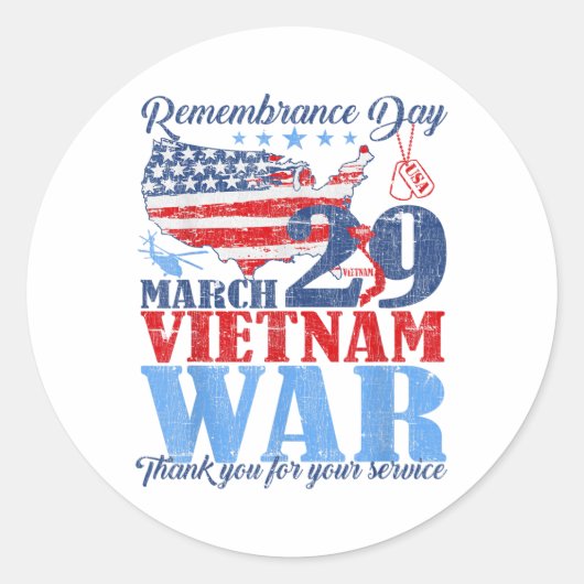 追悼の日3月29日ベトナム戦争米国陸軍ベーター ラウンドシール (正面)