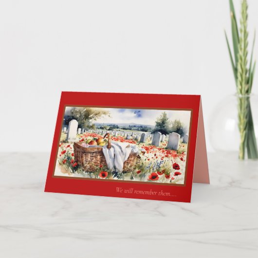 追悼の日 カード (正面)