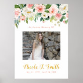 追悼の看板 ライフセレブレーション ポスター (正面)