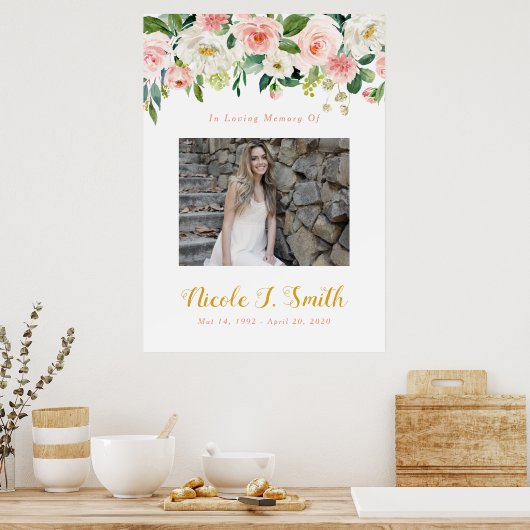 追悼の看板 ライフセレブレーション ポスター (キッチン)