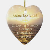 追悼の聖十字架を愛して セラミックオーナメント (右)