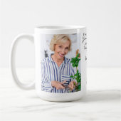 追悼の記念の記念を愛する思い出の写真 コーヒーマグカップ (左)