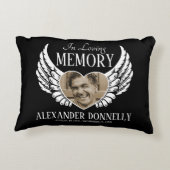 追悼の記念写真 アクセントクッション (裏面)