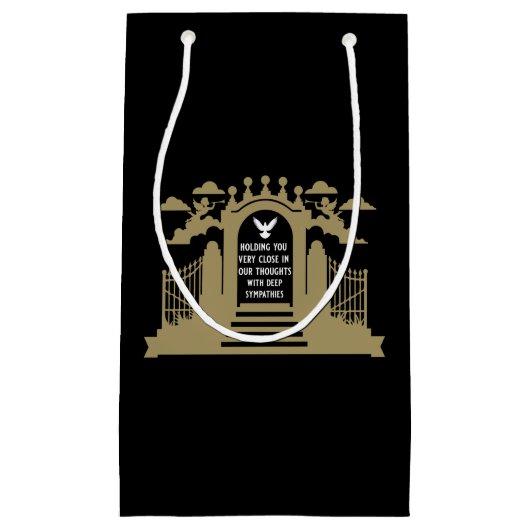 追悼の贈り物として スモールペーパーバッグ (正面)