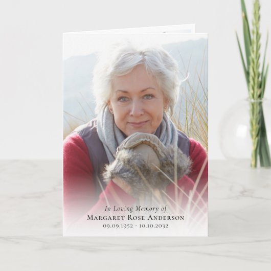 追悼の追悼撮影コラージュ記念碑N ノートカード (正面)