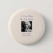 追悼の追悼記念の記念の品を愛で 缶バッジ (正面)