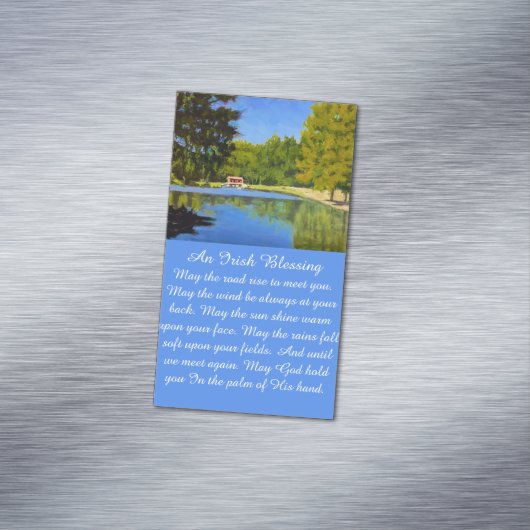 追悼の風景葬儀カード マグネット名刺 (インサイチュ)