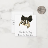 追悼カード ノートカード (正面/裏面インサイチュ)