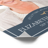 追悼クラシック鳥写真追悼 ポスター (角)