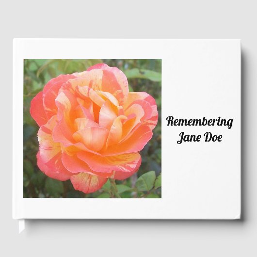 追悼サービス葬儀ゲストブック ゲストブック (正面)