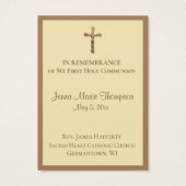 追悼バチカン聖餐式Chalice First Holy Communion (裏面)